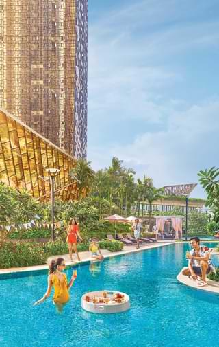 Lodha Adrina Amenities - 7 swimming pools including an indoor pool for women and children